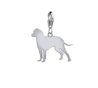 Bavarian Mountain Hound Silhouette Silver Charm