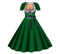 Bavarian Wench Costume Adult Ladies Oktoberfest Dress Adults Miss Women Outfit Carnival Dirndl Women'S German Traditional Costumes For