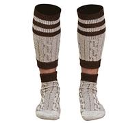 Bavarianland BAVARIAN SOCKS OKTOBERFEST/CAUSAL LEDERHOSEN SOCKS IN PAIRS (Brown, 38-40)