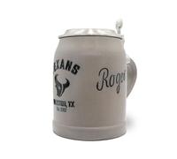 Bavariashop | ®NFL Premium Team Stein Houston Texans with Engraving | Fan-Mug with Team Logo | American Football Collector-Jug Personalised | 0.5 Litre with Pewter lid