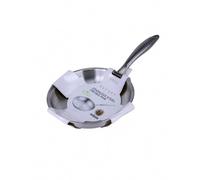 BAVARY 18/10 Stainless Steel Frying Pan 20cm - Stainless Steel Pan - Uncoated Induction Frying Pans - 20cm Frying Pan Compatible with Gas and All Hobs - Dishwasher-Safe - PFAS-Free Small Frying Pans