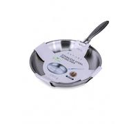 BAVARY 18/10 Stainless Steel Frying Pan - 28cm Frying Pans - Stainless Steel Pan - Uncoated Induction Frying Pan - Induction Pan Compatible with Gas and All Hobs - Dishwasher-Safe, PFAS-Free Steel Pan