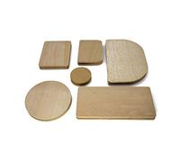 BAVER Leather Craft Zipper Installer Mold Wallet Handbag Zipper Mould Auxiliar Tools 6pcs/Set