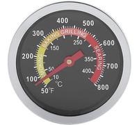 Baverta BBQ Thermometer, Stainless Steel, Analog, 50~800℉ Temperature Gauge for Grill/Smoker/Barbecue