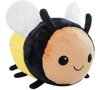 Baverta Cute Bee Plush Toy, Super Soft Bee Plush Doll Kawaii Honeybee Plush Pillow Cushion Animal Stuffed Plush Doll Birthday Gift for Kids Boys Girls