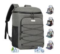 BAVGRED Cooler Backpack Insulated Leak Proof 30 Cans for Men Women,Waterproof Soft Cooler Bag，Lightweight Ice Chest Lunch Backpack for Beach Camping Picnic Travel Worksite Fishing