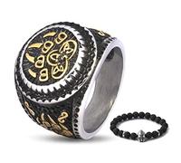 BaviPower Celtic Bear Paw Viking Ring for Men ♦ 316L Stainless Steel ♦ Norse Scandinavian Vikings Jewelry (8)