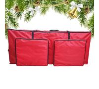 Bavokon Christmas Tree Bag | Christmas Tree Container Large Tote,Double-Zipper Organizer with Handles for Garage College Dorm Winter Holiday Camping Moving