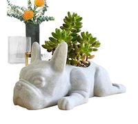 Bavokon Dog Planter | Resin Succulent Planter Pot | Puppy Vase | Animal Flower Planter Pot For Outdoor Plants | Small Cactus Pots Flower Pots Plant For Desktop Usage Home Decor