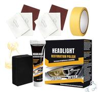 Bavokon Headlight Polishing Kit - 25ml Quick-Acting Scratch Removal,Headlight Cleaner Refurbishment Kit,for ATV SUV RV Sedan Vehicle Yellowing Oxide Layer Removal