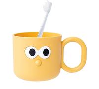 Bavokon Reusable Anti-Drop Mouthwash Cup with Handle - Cartoon Gargle Cup, Toothbrush Holder for Kids & Adults