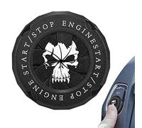 Bavokon Start Button | Rotary Start Button Covers - Car Start and Stop Button Protective, Car Button Decoration