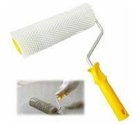 Bavooty 22cm Spiked Roller with 13mm Teeth,Flooring Aeration Roller Self Levelling Tool,Screeding Tools,Plaster Roller,for Latex screeding and Smoothing,for Walls, Floors