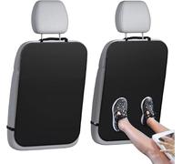 Bavooty Kick Mats Back Seat Protector for Kids,2PC Car Seat Kick Mats,Universal Waterproof Back Seat Protector,Kick Protector Kids,Suitable for Protect your Car from Stains,Dirt and Scratches
