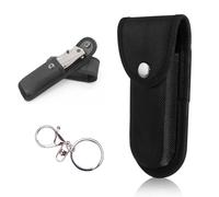 Bavooty Pocket Knife Sheath,Knife Case, Knife Sheath, Belt Case Nylon, Pocket Knife Case with Belt Loop, for Folding Knife, Small Folding Knife Within 13 cm Length, Black, Belt case Nylon
