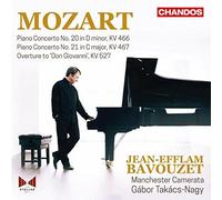 Bavouzet / Man Camerata – Mozart Piano Concertos Vol. 4: Nos. 20 & 21, Overture to Don Gi – NAXOS