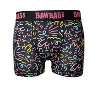 Bawbags Cockadoodle Breathable Sports Technical Boxers XL - Mens Black