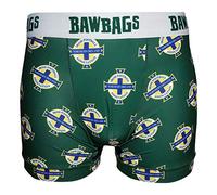 Bawbags Cool De Sacs Irish F.A. Technical Boxer Shorts L Green
