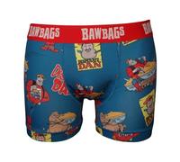 Bawbags Desperate Dan Cotton Boxer Shorts M - Mens Boxers - Breathable 95% Cotton Stretch Fabric - Rude Funny Underwear for Men - Comfortable Stylish Novelty Underpants Funky Gift Idea Multicolour