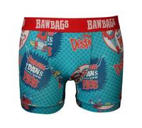 Bawbags Desperate Dan Cow Pie Cotton Boxer Shorts M - Mens Boxers - Breathable 95% Cotton Stretch Fabric - Rude Funny Underwear for Men - Comfortable Stylish Novelty Underpants Funky Gift Idea