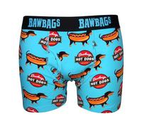 Bawbags Hot Dogs Cotton Boxer Shorts M Blue