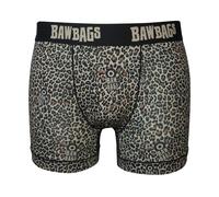 Bawbags Leopard Desert Technical Boxers M - Mens Boxers - Moisture Wicking Breathable Fabric - Rude Funny Underwear for Men - Comfortable Sports Performance Novelty Mens Underpants Gift Idea Print