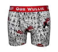 Bawbags Oor Wullie Annual Cotton Boxer Shorts XXXXL White