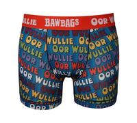 Bawbags Oor Wullie Colours Technical Boxers XL - Mens Boxers - Moisture Wicking Breathable Fabric - Rude Funny Underwear for Men - Comfortable Sports Performance Novelty Underpants Gift Idea Print