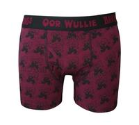 Bawbags Oor Wullie Dash Cotton Boxer Shorts XL - New for Him Men Boys All Ages 95% Cotton Purple