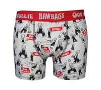 Bawbags Oor Wullie Graffiti Cotton Boxer Shorts XXXL - Mens Boxers - Breathable 95% Cotton Stretch Fabric - Rude Funny Underwear for Men - Comfortable Stylish Novelty Underpants Funky Printed Gift