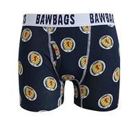 Bawbags Scotland National Team - Badge Cotton Mens Underwear Boxer Shorts Trunks XXXL Blue - Perfect Football Gift for Him