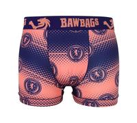 Bawbags Scotland National Team Fade Cool De Sacs Mens Technical Boxers - Moisture Wicking Performance Underwear Coral