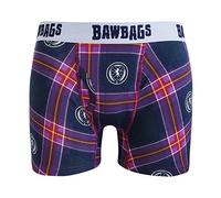 Bawbags Scotland National Team - Tartan Cotton Mens Underwear Boxer Shorts Trunks XXL - Perfect Football Gift for Him