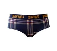 Bawbags Technical Performance Gold Trinity Tartan Ladies Underwear 10 - Womens Underwear - Moisture Wicking Breathable Fabric - Rude Funny Sports Underwear for Women - Performance Novelty Fitness Gift