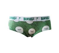 Bawbags Technical Performance Golf Baws Ladies Underwear 12 - Womens Underwear - Moisture Wicking Breathable Fabric - Rude Funny Sports Underwear for Women - Performance Novelty Fitness Gift Green