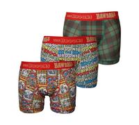 Bawbags The Broons 3-Pack Technical Boxers M - Mens Boxers - Moisture Wicking Breathable Fabric - Rude Funny Underwear for Men - Comfortable Sports Performance Novelty Mens Underpants Gift Idea