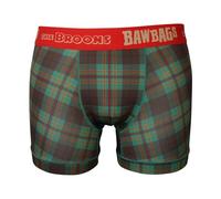 Bawbags The Broons Tartan Technical Boxers L - Mens Boxers - Moisture Wicking Breathable Fabric - Rude Funny Underwear for Men - Comfortable Sports Performance Novelty Mens Underpants Gift Idea