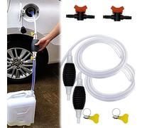 Baweilder Multifunction Liquid Sucker,Multi Function Liquid Sucker, 2024 Upgraded Manual Fuel Transfer Pump Gasoline Transfer Pump,For Gasoline Motor Oil Fuel Gasoline Diesel (2 * 1.5m)