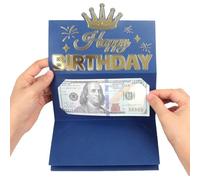 Bawiaueu Birthday Money Envelope for Cash Gift - Surprise Money Gift Ideas, BirthdayMoney Wallets with 6 Pockets, Happy Birthday Card for Men Women Girls Boys, Birthdays Celebrations Supplies