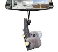 Bawiaueu Car Rearview Glass Koala Pendant | Cute Koala Ornament for Car Interior,Fun Road Trip Backpack Animal Pendants Automotive Trim for Caravan, Minivan, Trucks