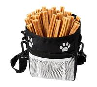 Bawiaueu Dog Treat Bag | Waterproof Pocket with Poop Dispenser - Portable Dog Treat Bags Training Pouch - for Snack Reward Food Toys Pet Travel Outdoor Walking Hiking Hunting Trip