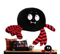 Bawiaueu Halloween Plush Suction Cup, Bat Spider Pumpkin Shape Cartoon Holiday Doll, Cartoon Doll Plush for Playtime Travel Bedtime Nursery Sofa Car Bedroom Wall Door Window Study Teens