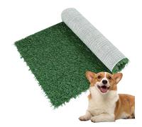 Bawiaueu Pee Pads for Dogs Grass - Artificial Puppy Training Rug - Washable Dog Grass Mat - for Pet Parents Home Office Apartment Cage Crate Bedroom Living Room Car Travel Garden Balcony