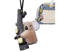 Bawiaueu Rearview Plush Koala Ornament,Rearview Glass Plush Koala Cute Ornament for Car - Automotive Trim Animal Decor for Road Trip Fun for Taxi, Trucks, Caravan, Minivan