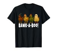 Bawk-a-Boo! Funny Chicken Halloween Family Matching T-Shirt