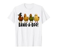 Bawk-a-Boo! Funny Chicken Halloween Family Matching T-Shirt