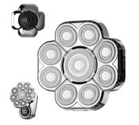 Bawldy 9.0 Ultra Head Shaver, Bawldy Bald Head Shaver, Bawldy Shaver Pro, 9d Floating Headshaver for Bald Men, 6-in-1 Ipx7 Waterproof LED Display Men 2 (Replacement Head x1)