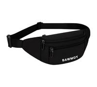 BAWMOY Fanny Pack for Men Women, Durable Unisex Waist Bag, Wallet Phone Storage Belt Bags, Adjustable Fanny Pack Crossbody for Travel Walking