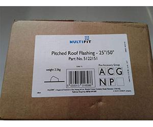 Baxi 5122151 NA Multifit Pitched Roof Flashing 25/50 Degree Angle,