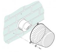 Baxi Multifit Group A 60/100mm Stainless Steel Terminal Guard 720627901